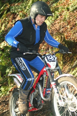 Mike Clarke at West Glos' Boxing Day Trial, 24 Jan 2010